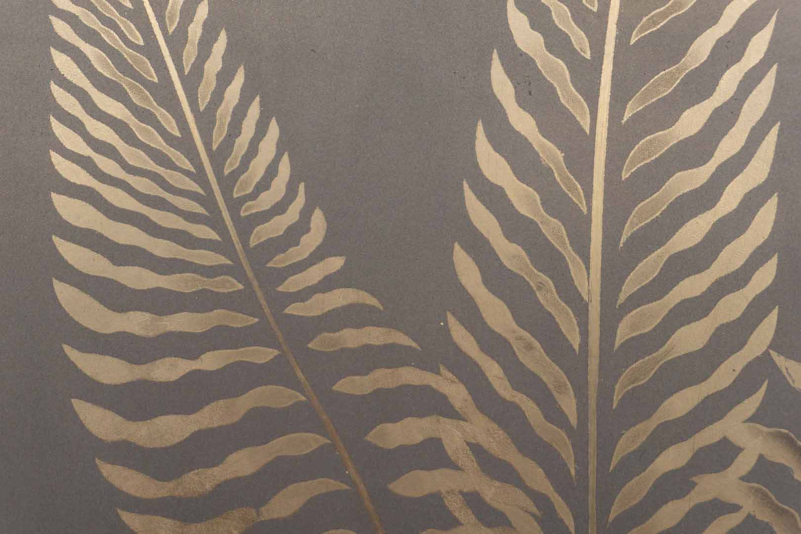 Gold leaf fern leaf