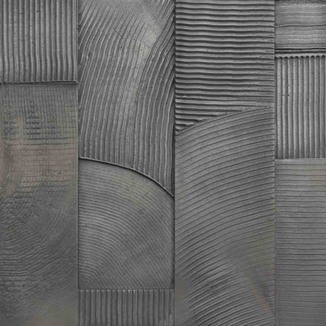 stippled brass bas releif