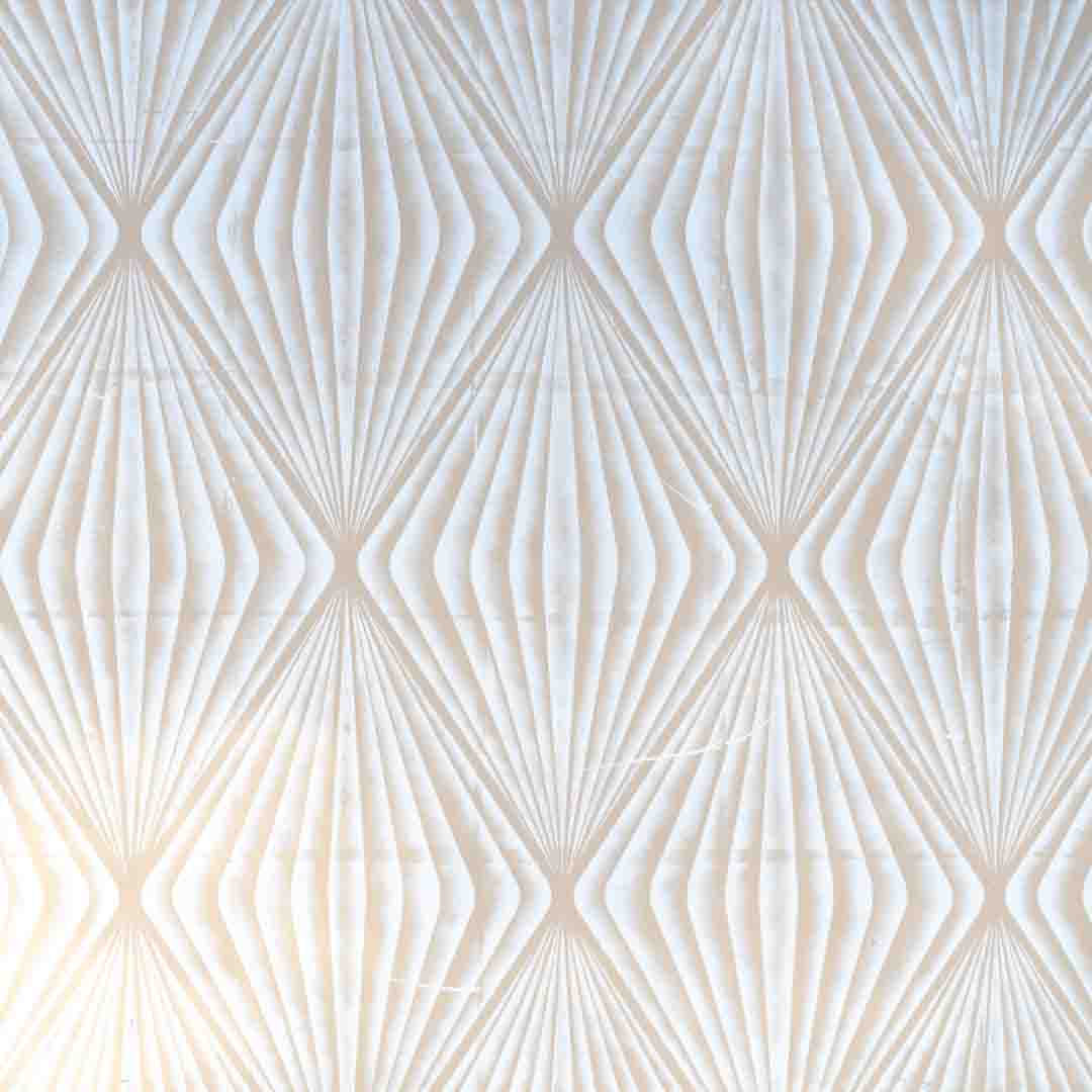 golden square geometirc pattern gilded glass