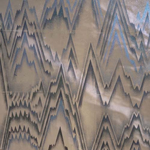 houndstooth sinewave verre eglomise pattern