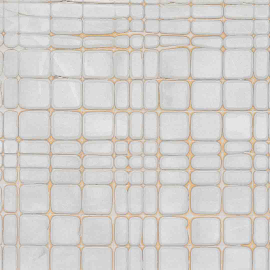 random diamond white cracked gesso texture