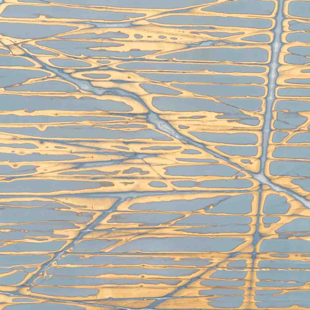 woven texture cracked gesso