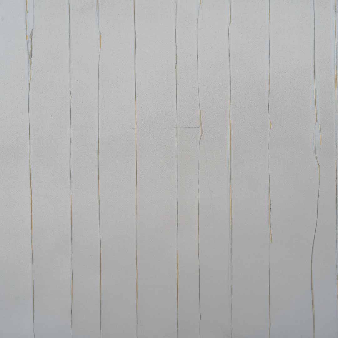 bright gold cracked gesso white