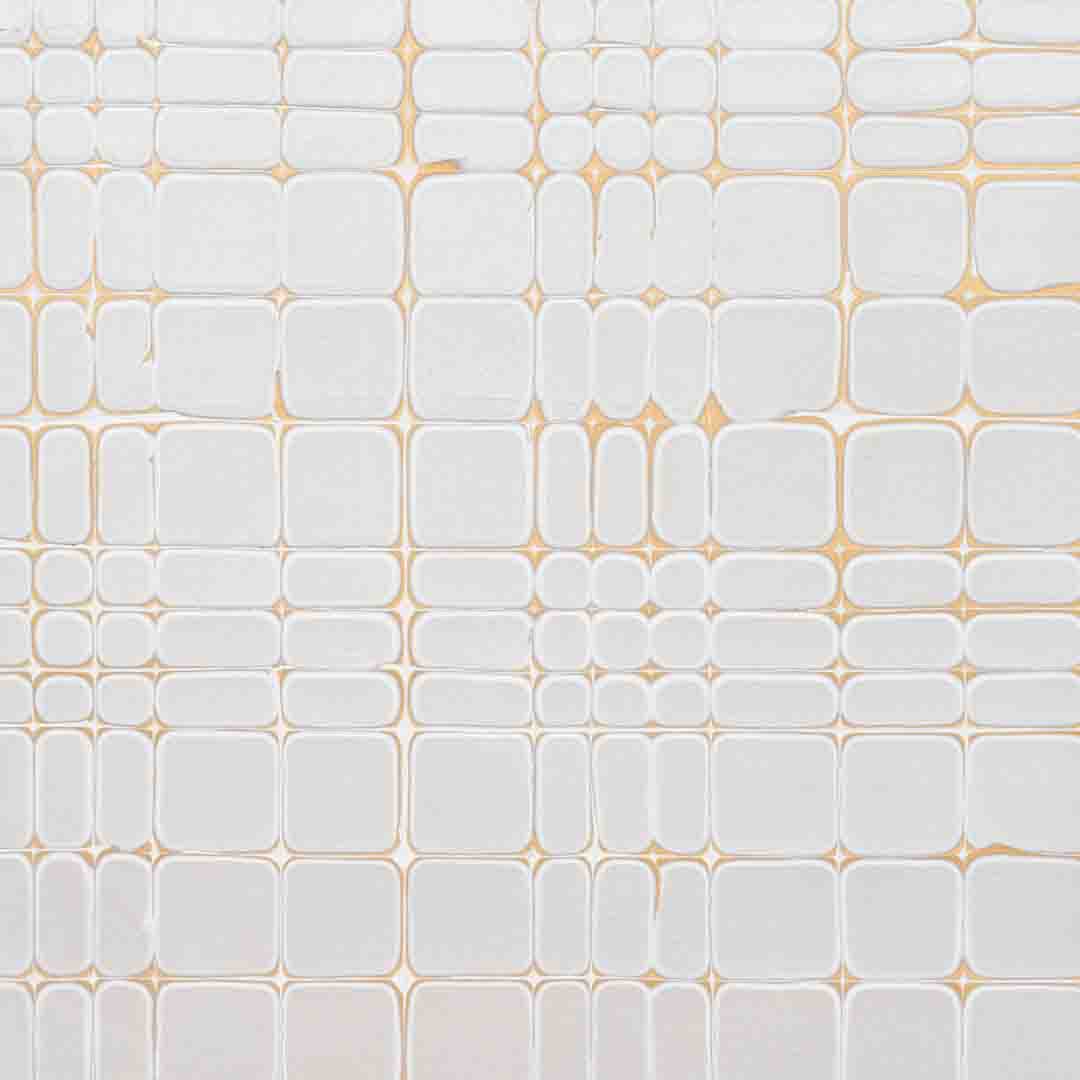 deep cracked gesso white gold