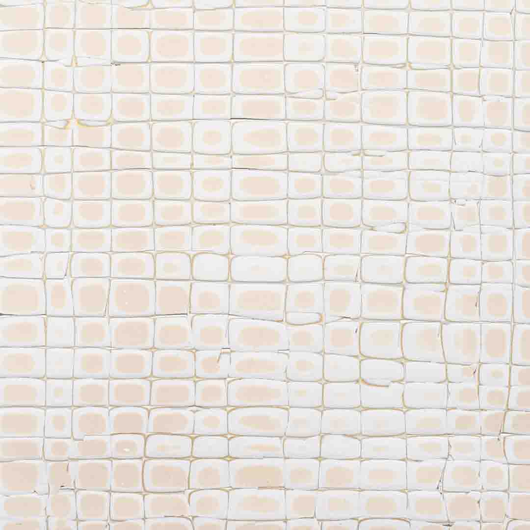 deep cracked gesso white gold