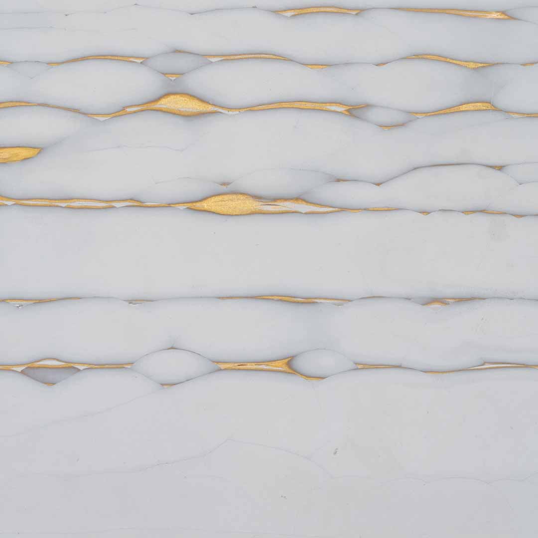 abstract gold cracked gesso pattern