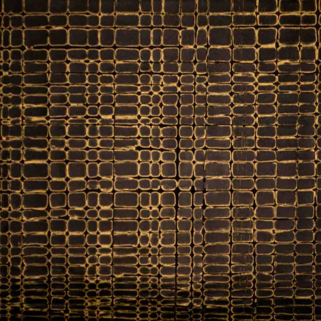bright gold cracked gesso white