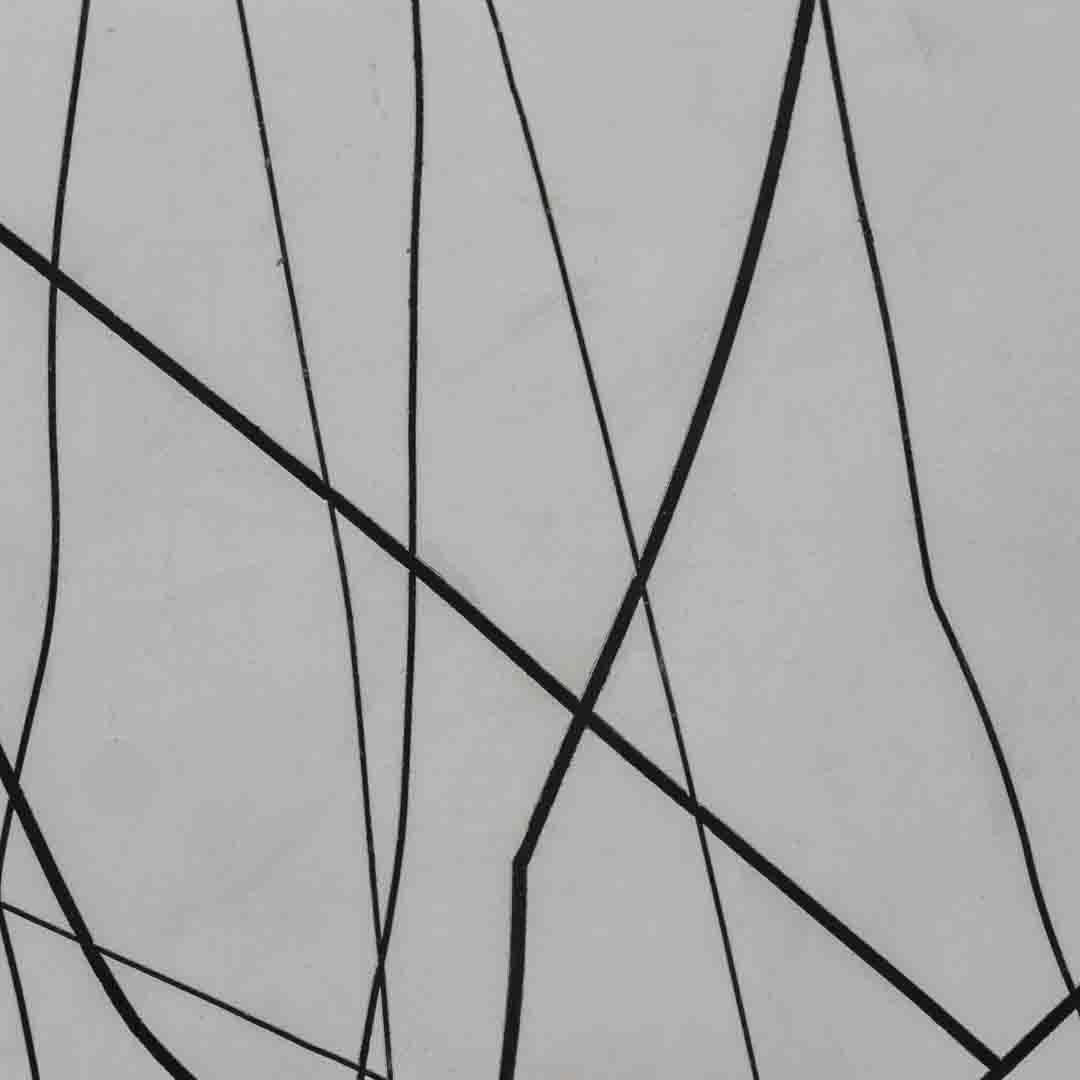 geometric polished plaster artwork